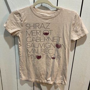 J Crew tan types of wine top.XXS